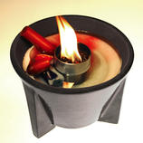  Even a candle will let the Wax Melter burn brightly.