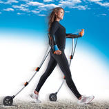 Cross Shaper Works almost all 656 muscles in the body. Much more effective than pole walking.