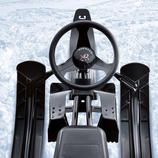  Manoeuvre your bobsled like a go-kart: With a steering wheel and brake pedal.