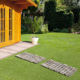  The mats are also great to use as an impact resistant and non-slip walking path in the garden, by the pool, on stone steps, and your entryway.