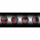  Your watch will constantly change within a 12 hour period. For example, at 6 PM and at noon the dial is half divided into red and charcoal. And the time in-between every imaginable variation.