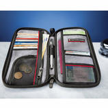  Everything right at your fingertips: Bank notes, coins, credit and insurance cards, driver&rsquo;s license, etc.