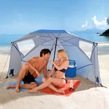  The rear wall has 2 windows to prevent heat accumulation &ndash; simply zip open.
