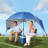  When it rains, simply loosen the lines and stand the parasol upright (diam. 225cm or 7ft4").