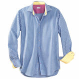 Vichy Check Shirt As versatile as a plain coloured shirt, but far more interesting and stylish. The classic Vichy check pattern.
