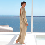 Cornelie Weiss Loungewear Trousers or Tunic Light, airy, and unusually classy loungewear.