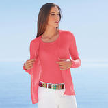 MicroModal&reg;-Twinset A twinset could hardly be any lighter and softer.Only weighs 3.5oz.In delicate MicroModal&reg; with added cashmere