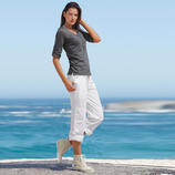 Aigle Outdoor Trousers &ldquo;Pure Cotton&rdquo; Rare, versatile and less trouble than you might think: White outdoor trousers.