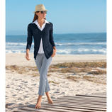 Seersucker Trousers &ldquo;Blue Stripes&rdquo; Perfect summer trousers: In seersucker so light and airy &ndash; but still elegant enough for the office.