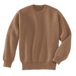 Camel Hair Pullover Allow yourself the luxury of an authentic camel hair pullover.