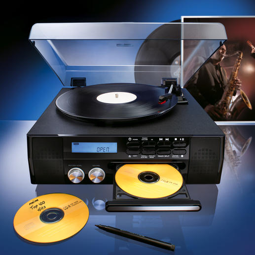Record Player &ldquo;CD Direct&rdquo; It's never been so easy: Record your vinyls directly onto a CD.