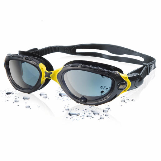 &ldquo;Predator Flex&rdquo; Swimming Goggles Clear 180&deg; peripheral vision and an optimised fit.