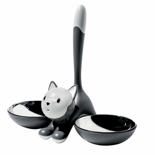 Cat Bowl Alessi For pampered little kitties: The design feeding station by Alessi. Easy to keep clean, easy to carry around.