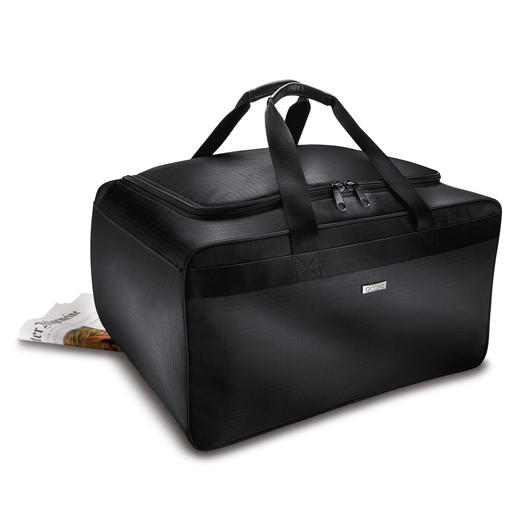 Box Shaped Travel Bag Resilient. Extremely spacious. Makes the most of your car boot.