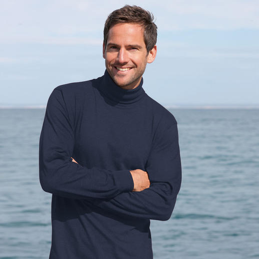 Pima Cotton Pullover, Men Won&rsquo;t fade, stays in shape, with an elegant sheen. No comparison to normal cotton.