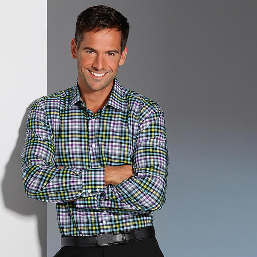 Thomas Mason Vichy Check Shirt One of the favourite weavers amongst the esteemed shirt makers of London&rsquo;s famous Jermyn Street.
