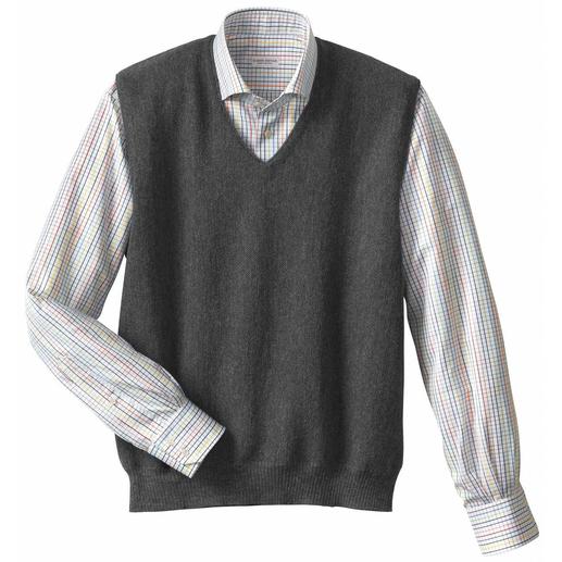 Alpaca Sleeveless Pullover A masterful piece of knitting from Clonakilty.