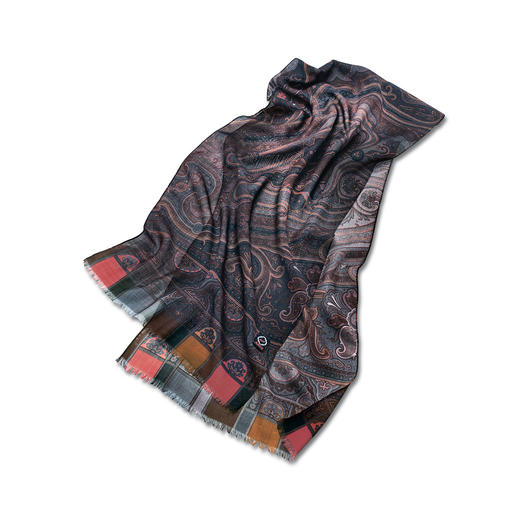 Scarf &ldquo;8 Autumn-Colours&rdquo; 8 trendy autumn colours make this scarf gorgeous and versatile.