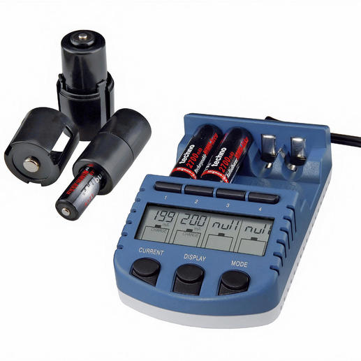Intelligent Battery Charging Station Everything you would expect from an intelligent battery charger.