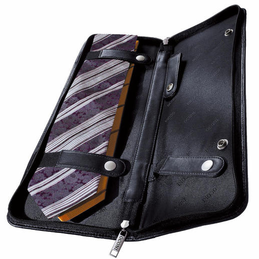 Tie Case Your ties will travel safely and in style encased in finest nappa leather.