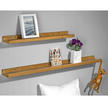 Real Wood Picture Shelves, Set of 2 (23.6″ + 35.4″)