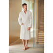 Organic piqué bathrobe for men
