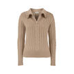 Wool & Silk Zip-neck Pullover