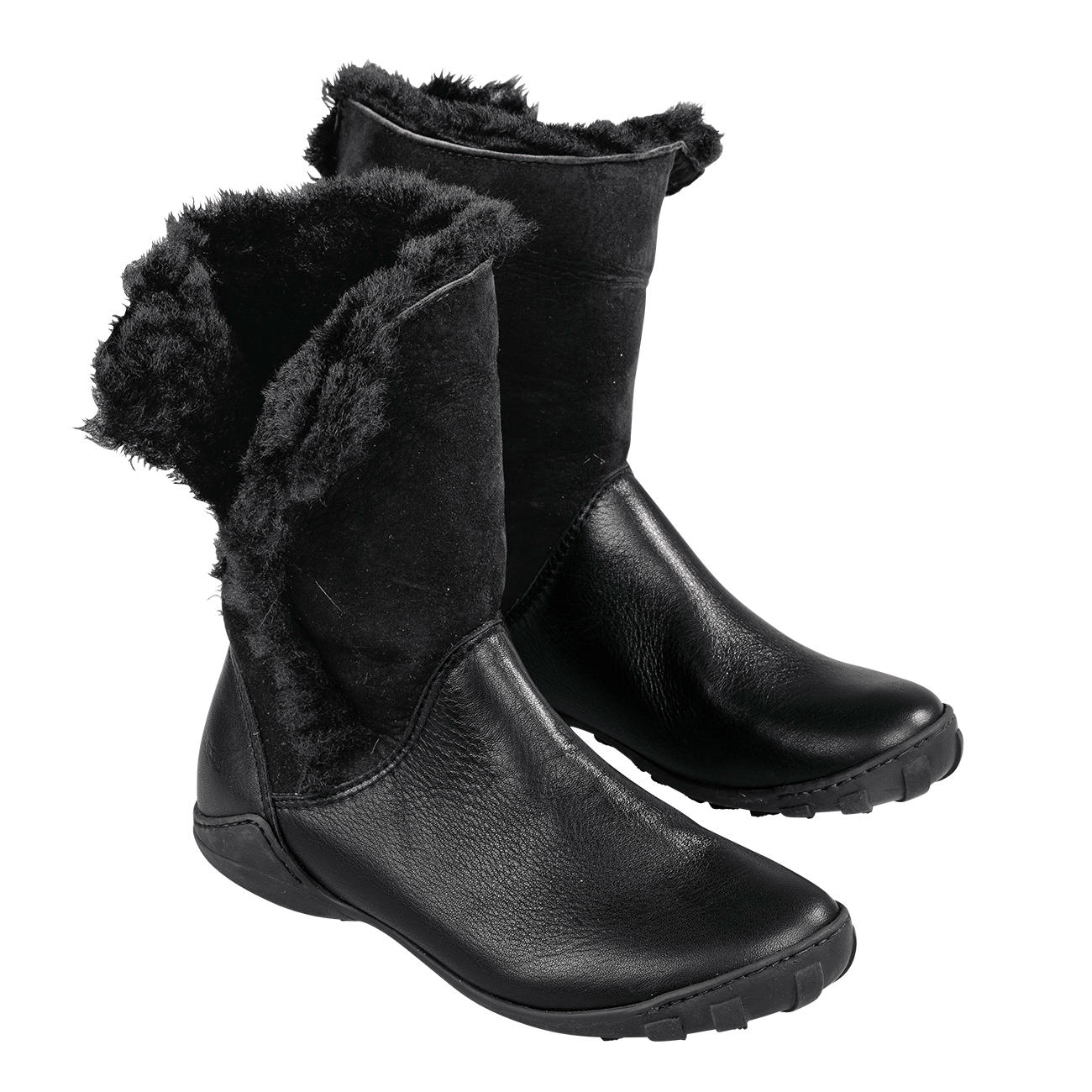 ladies lambskin boots