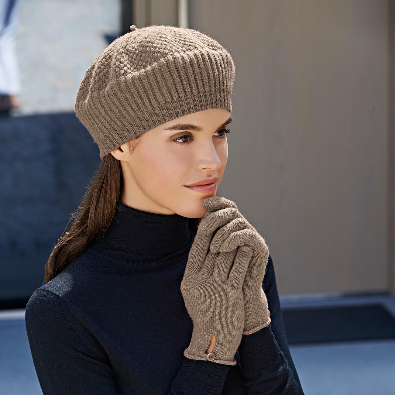 Cashmere Beret, Scarf or Cashmere Gloves discover