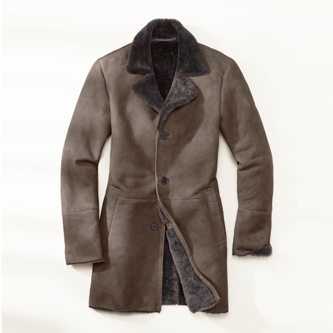 Buy Merino Lambskin Coat 3year product guarantee