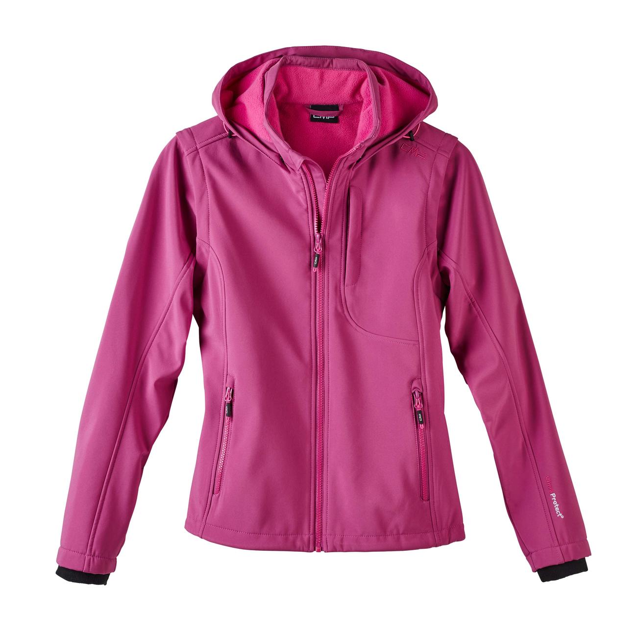 Soft Shell Jacket for Women, Berry Slim, lightweight, yet warm