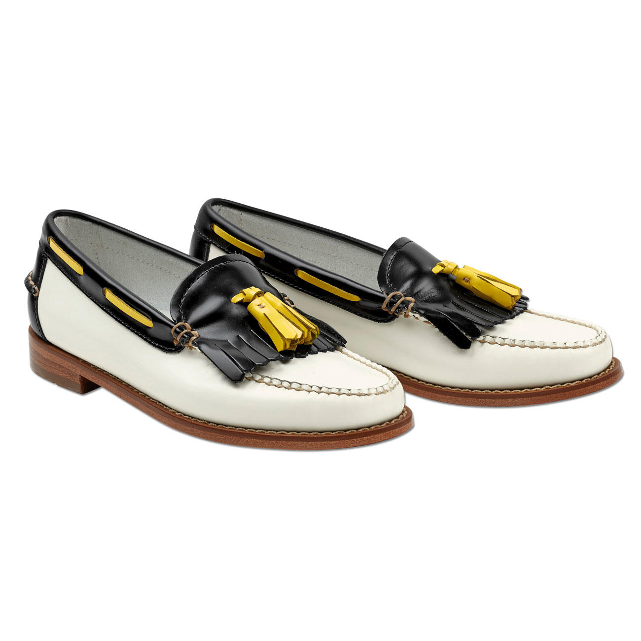 weejuns black and white