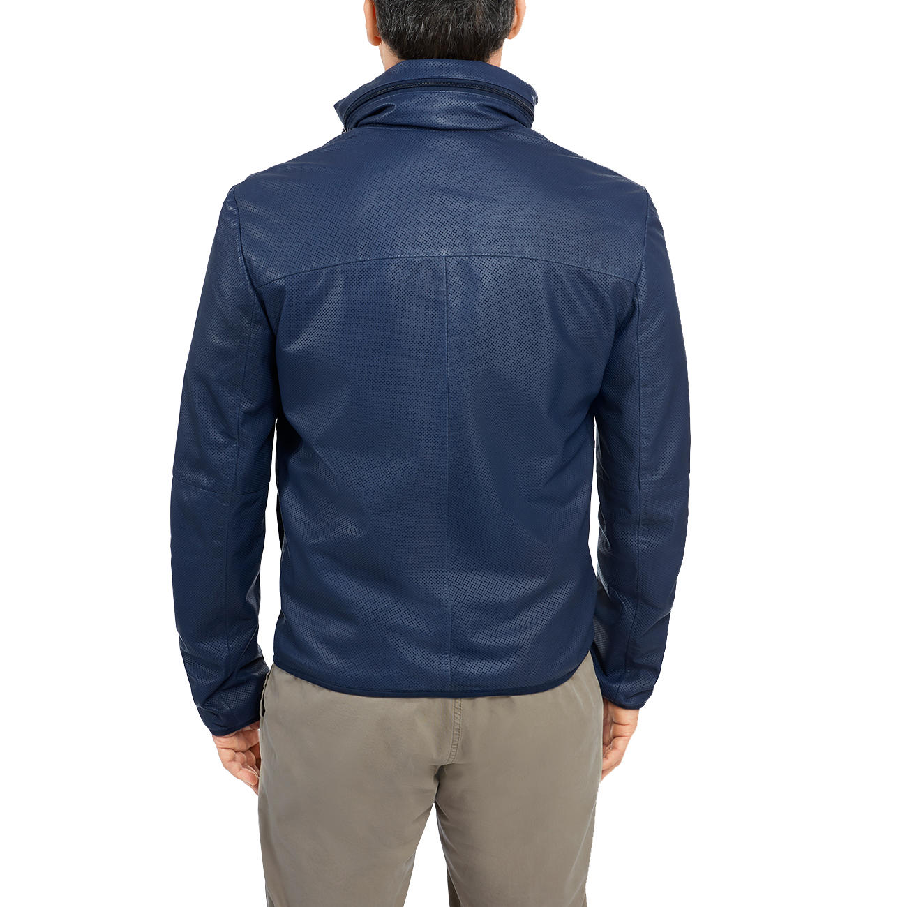 Leather Jacket with Storage Bag Klassiker entdecken