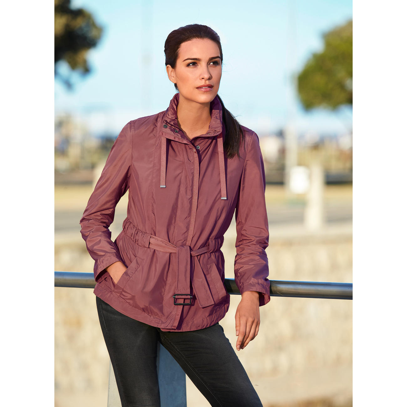 Geox Women’s Functional Jacket “Breathing System” In a smart, Italian, slim cut design.