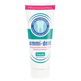 Ultrasound Toothpaste, 75ml (2.53 oz) Toothpaste for ultrasound toothbrushes. No abrasive substances to damage teeth and gums.
