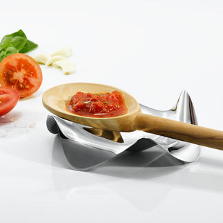 Designer Cooking Spoon Rest by Alessi Probably the most attractive, functional place to rest your spoons and other utensils. By Alessi.