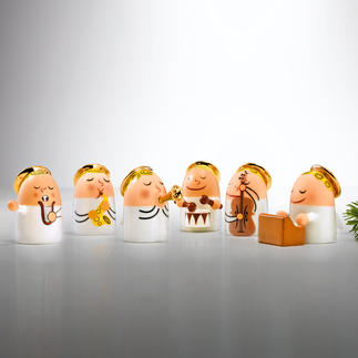 Alessi „Christmas Nativity“ Smart, friendly, colourful - a real eye-catcher in precious, hand-painted porcelain.