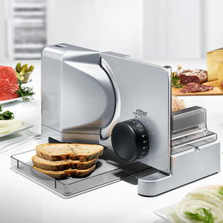 Ritter fortis1 Food Slicer incl. meat knife/slicer Everything you would expect from a good slicer. Economical. Maintenance-free.