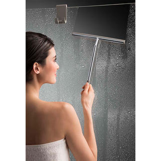 XL Shower Squeegee with Silicone Holder Less bending and reaching required.