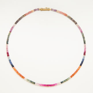 Sapphire Necklace Rare: The complete natural colour spectrum of the sapphire - together in a single piece of jewellery.