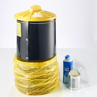 Bag Barrel Finally a space-saving, clean and optimal storage for recycling waste.
