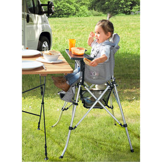 Foldable High-Chair for Children Ideal for a holiday, visiting friends, aunts or grandparents.