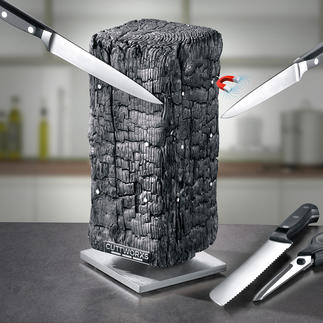 Magnetic Knife Block Pyrolith Modern sculpture? Knife block? Both!