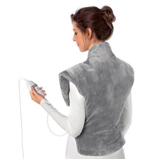 Heating and Massage Pad Heats from the hips right up to the neck and nestles perfectly around the shoulders.