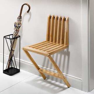 Folding Wall Stool Stylish, versatile and never in the way.