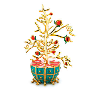 Alessi Decorative Baubles Fleurs de Jori Artfully hand-decorated porcelain baubles.