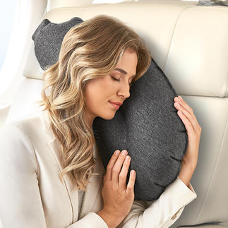 Aubergine Pillow The inflatable pillow: The perfect combination of neck, head, cuddle and back pillow.