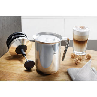 Gefu® Double Strainer Milk Frother For perfect milk froth in less than 60 seconds.