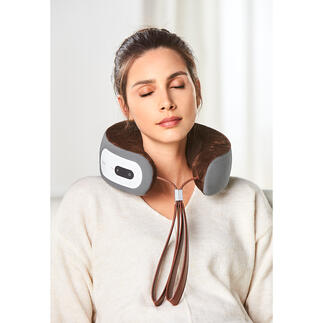 iNeck3 Massage Pillow A complete neck massage tailored to your needs. Without the need for a power outlet or cable.