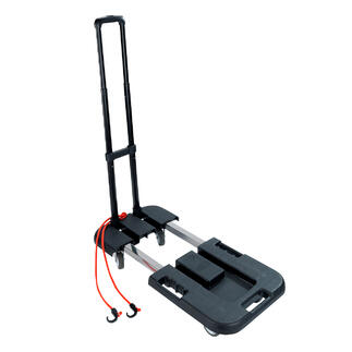 Foldable Transport Trolley The ingenious folding transport trolley with extendable loading area.